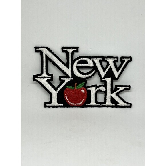 Set 3 NY Big Apple Statue Liberty Embroidered Patches 3"x5" Sew Iron-on NEW - Picture 5 of 5